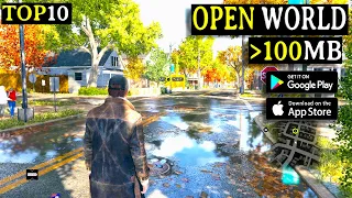 Top 10 Open World Games Under 100 Mb For Android Offline| High Graphics Open World Games