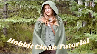 How to make a Hobbit Cloak! // Hobbit costume DIY part three!