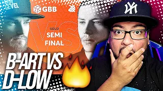 B-ART vs D-LOW REACTION | Grand Beatbox Battle 2019 | SEMI FINAL