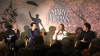 Conférence de presse du Retour de Mary Poppins - Press Conference Mary Poppins Returns