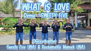 What Is Love Line Dance | Choreo : Sweety Five (INA) & Roosamekto Mamek (INA) | Demo : Sweety Five