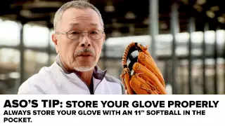 Breaking in an Outfield Baseball Glove