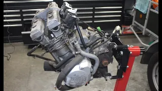 FZR 600 engine disassembly