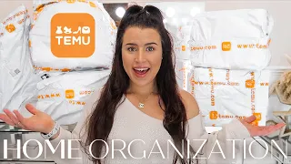 HUGE TEMU HAUL | 2024 HOME ORGANIZATION & STORAGE PRODUCTS 📦 | WHAT I ORDERED VS WHAT I GOT