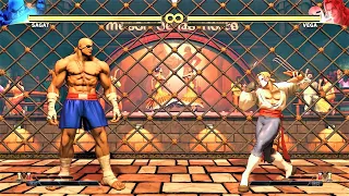 LEVEL 8 Sagat VS Vega STREET FIGHTER V Hardest Battle Match