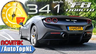 FERRARI F8 TRIBUTO NOVITEC | 0-341km/h LAUNCH CONTROL POV & SOUND by AutoTopNL