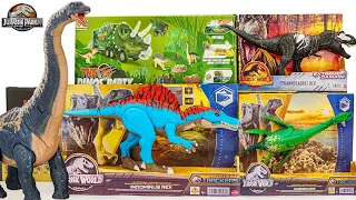 Jurassic World Unboxing Review | Mamenchisaurus, Dino Truck, Venom Trex, Spinosaurus Toy Review ASMR