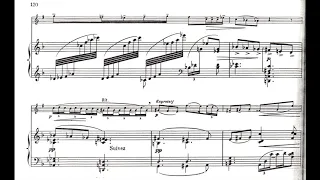 Phillipe Gaubert - Fantaisie for Clarinet and Piano (1911) [Score-Video]