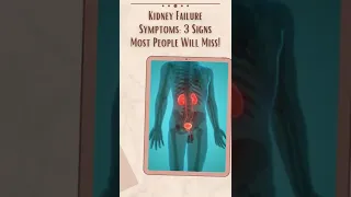 Kidney Failure Symptoms: 3 Signs Most People Will Miss! #shorts