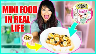 Viral Miniverse Make It Mini Food IN REAL LIFE! Mini Food IRL Challenge