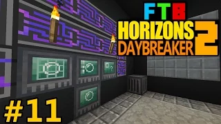 Minecraft - FTB Horizons Daybreaker - Part 11 "Lasers and dimensional machines!"