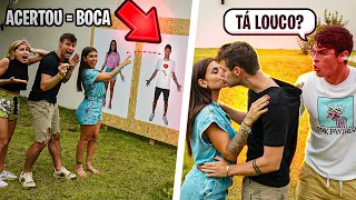 ONDE ACERTAR O DARDO VAI TER QUE BEIJAR!! (NOVO MINI GAME ) [ REZENDE EVIL ]