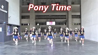 Pony Time│Line Dance by Ivonne Verhagen(NL) & Michelle Risley(UK)│Demo & Walk Through║小馬時間│排舞│含導跳║4K