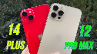 Chọn iPhone 14 Plus hay 12 Pro Max : Lựa chọn nào cũng an toàn!!