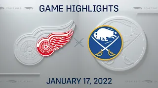 NHL Highlights | Red Wings vs. Sabres - Jan. 17, 2022