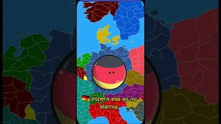 el terremoto de Chile #youtubeshorts #countryball