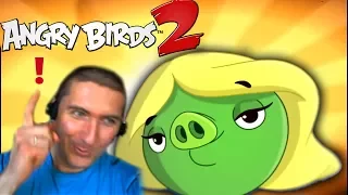 Angry Birds 2 СУПЕР СКИЛЛ! Уровень с 56 по 60. Angry Birds 2 SUPER SKILL! Оf the LEVEL of 56 to 60!