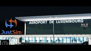 JUSTSIM Official Trailer - LUXEMBOURG FINDEL AIRPORT - Prepar3D v4.4 / Prepar3D v5