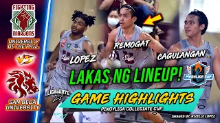 REY "NOY" REMOGAT NAGLARO NA PARA SA UP FIGHTING MAROONS VS SAN BEDA RED LIONS! (LAKAS NG LINEUP)