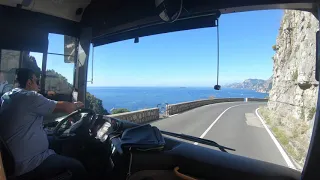 Infamous Amalfi Coast bus ride!