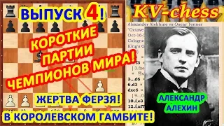 Алехин Александр ♔ Шахматные ловушки в дебюте ♕ Быстрый мат в шахматах