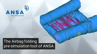 The Airbag folding pre-simulation tool of ANSA