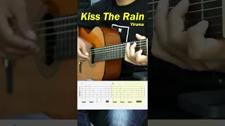 Kiss The Rain - Yiruma - Easy Fingerstyle Guitar TAB. Link full video on comment