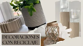 DECORACIONES PARA EL HOGAR CON RECICLAJE