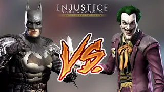 Injustice Gods Among Us - Batman Vs Joker (Hard) Walkthrough | RozZ99