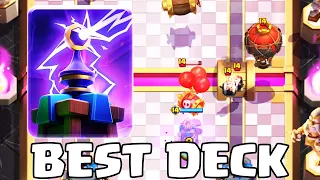 Best Deck with the *NEW* Tesla Evolution in Clash Royale