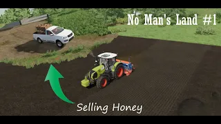 Selling HONEY & Sowing OAT |No Man's Land #1 |FS22 Timelapse #timelapse #fs22