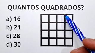 Quantos quadrados? Veja uma solução simples!