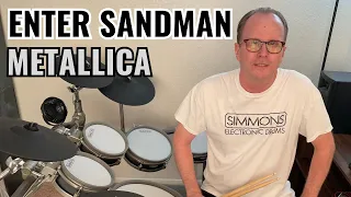 Enter Sandman - Metallica - Drum Cover on Simmons SD1250