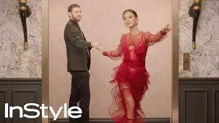 Bryan Greenberg & Jamie Chung | 2019 Golden Globes Elevator | InStyle | #shorts