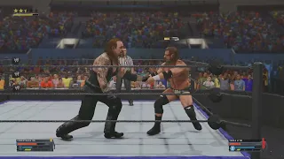 WWE 2K24 Classic match Undertaker vs Triple H Wrestlemania 17