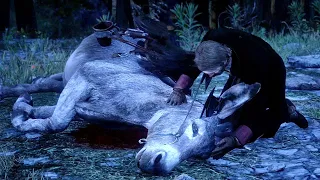 Arthur's horse doesn't die