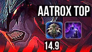 AATROX vs DARIUS (TOP) | 6 solo kills, 8/2/6, 900+ games, Legendary | KR Master | 14.9