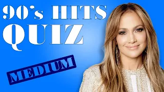 MUSIC QUIZ | HITS OF THE 90s | Guess the song | Difficulty: MEDIUM