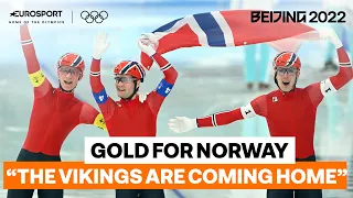 Back to back for Norway - It's gold for the Norwegians as they dominate final | 2022 Winter Olympics