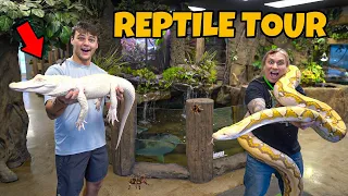 CAGE BY CAGE EXOTIC REPTILE STORE TOUR!! (insane)