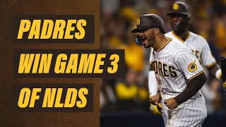 Padres Win Game 3 and Take 2-1 Lead in NLDS | San Diego Padres vs Los Angeles Dodgers Highlights