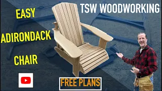 ADIRONDACK CHAIR with Free pdf Plans!