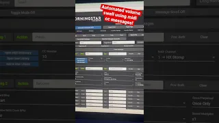 Automated volume swell using midi cc messages, my Morningstar MC8 and an HX Stomp.