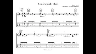Saturday night blues  - Kenny Burrell transcription (Comping + solo)