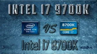 Intel i7 9700K vs i7 8700K Benchmarks | Test Review | Comparison | Gaming | 10 Tests