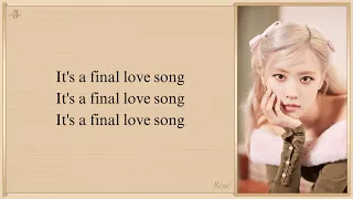 I-LAND2 'FINAL LOVE SONG (With ROSÉ)' Easy Lyrics