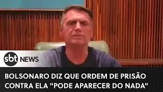 Bolsonaro diz que ordem de prisão contra ela "pode aparecer do nada"  | #SBTNewsnaTV (15/02/23)