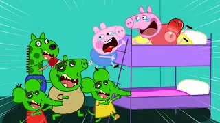 Peppa Pig Zombie Apocalypse, Zombies Appear At The Bedroom | Peppa Pig🧟‍♀️ Peppa Pig Funny Animation