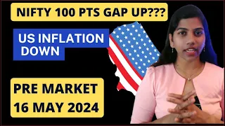 "US Inflation & MSCI Rejig ?" Nifty & Bank Nifty, Pre Market Report, Analysis 16 May 2024 Range