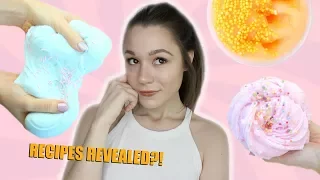 MY BEST SLIME  RECIPES EXPOSED! 4 easy peachybbies DIY slime recipes **SUPER SECRET**